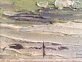 Óleo original sobre madera  pintado y firmado de los años 20 